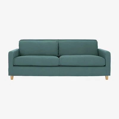 Habitat Habitat Chester 3 Seater Fabric Sofa - Teal