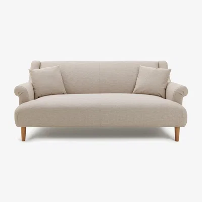 Habitat Habitat Noah 3 Seater Fabric Sofa - Natural