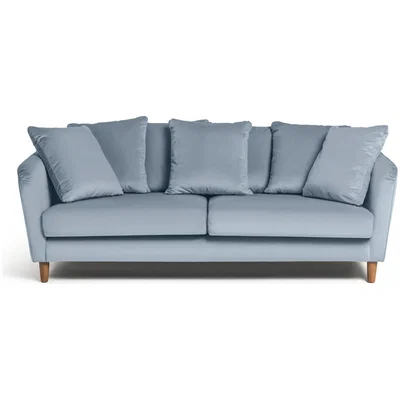 Habitat Habitat Roman 3 Seater Fabric Sofa - Blue
