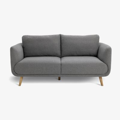 Habitat Habitat Alfie Fabric 3 Seater Sofa - Grey