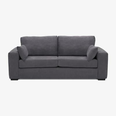 Habitat Habitat Eton 3 Seater Fabric Sofa - Charcoal