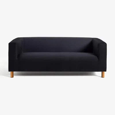 Habitat Habitat Moda 3 Seater Fabric Sofa - Black