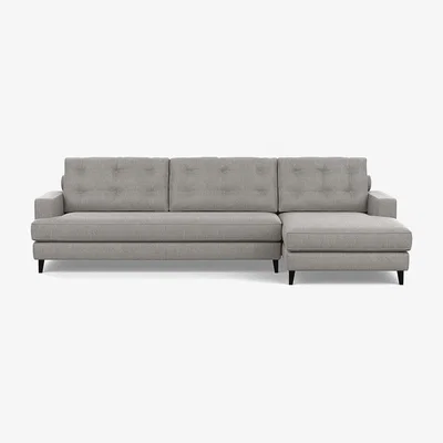 Heal's Heal's Mistral 3 Seater Sofa Cotton Grain Black Feet - Heal's UK Furniture