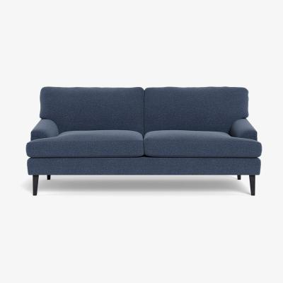 Heal's Heal's Stanton 3 Seater Sofa Boucle Indigo Black Feet