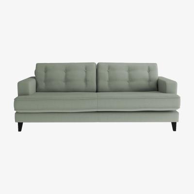 Heal's Heal's Mistral 3 Seater Sofa In Linen Rosemary With Black - Heal's UK Furniture