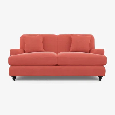 Heal's Heal's Hampstead 3 Seater Sofa Smart Linen Navy Natural Oak Feet - Heal's UK Furniture
