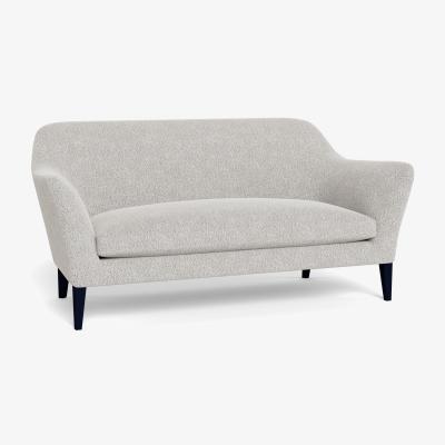 Heal's Heal's Wallis 3 Seater Sofa Chunky Boucle Ecru Black Painted Oak Feet