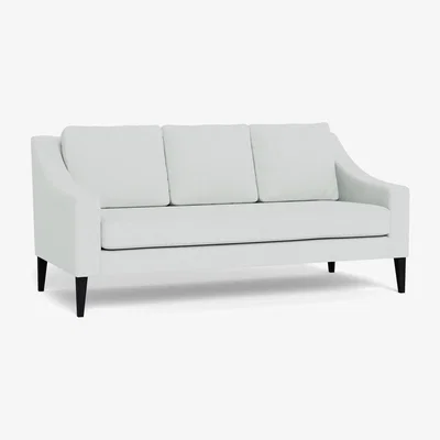 Heal's Heal's Richmond 3 Seater Sofa Textured Boucle Steel Natural Feet - Heal's UK Furniture