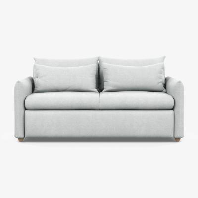 Heal's Heal's Pillow 3 Seater Sofa Velvet Black Black Painted Oak Feet - Heal's UK Furniture