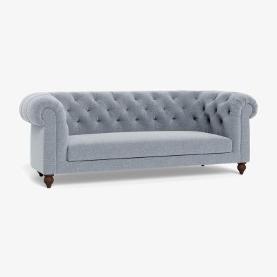 Heal's Heal's Fitzrovia 3 Seater Sofa Boucle Steel Natural Feet
