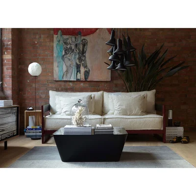 Heal's Established & Sons Cassette 3 Seater Sofa Louison Creme - Heal's UK Furniture