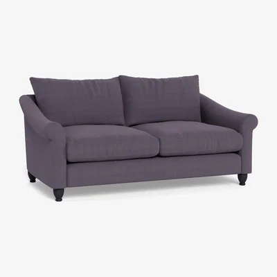 Heal's Heal's Devon 3 Seater Linen Shadow Natural Ash Feet - Heal's UK Furniture