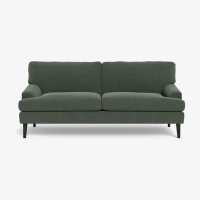 Heal's Heal's Stanton 3 Seater Sofa Boucle Fern Black Feet