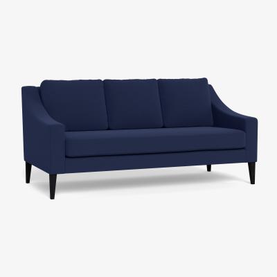Heal's Heal's Richmond 3 Seater Sofa Melton Wool New Navy Tinted Ash Feet