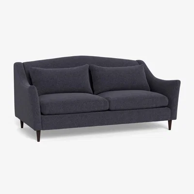 Heal's Heal's Somerset 3 Seater Sofa Texture Soot Dark Stain - Heal's UK Furniture