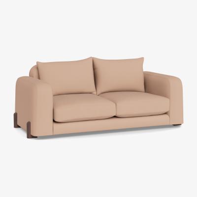 Heal's Heal's Nuvola 3 Seater Sofa Capelo Linen-Cotton Rosedale Black Feet