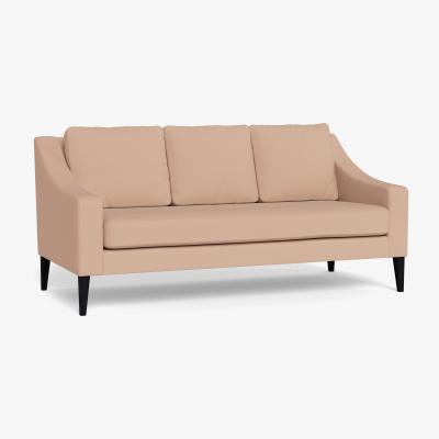 Heal's Heal's Richmond 3 Seater Sofa Capelo Linen-Cotton Rosedale Black Feet