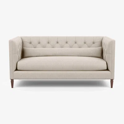 Heal's Heal's Balmoral 3 Seater Sofa Broad Weave Putty Walnut Fee - Heal's UK Furniture