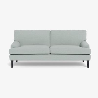 Heal's Heal's Stanton 3 Seater Sofa Brushed Cotton Oat Black Feet