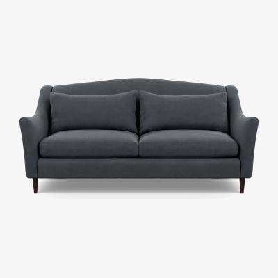 Heal's Heal's Somerset 3 Seater Sofa Linen Dark Grey Natural - Heal's UK Furniture