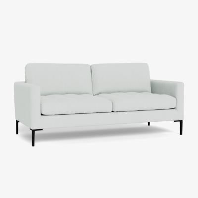 Heal's Heal's Eton 3 Seater Sofa Broad Weave Tin Brass Feet - Heal's UK Furniture