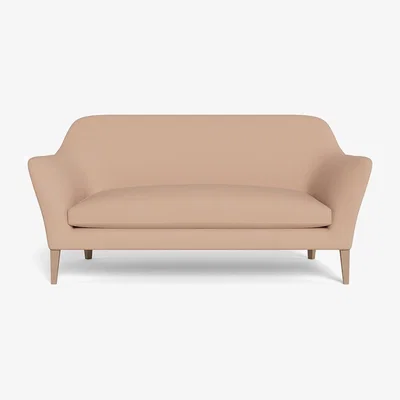 Heal's Heal's Wallis 3 Seater Sofa Capelo Linen-Cotton Rosedale Natural Oak Feet
