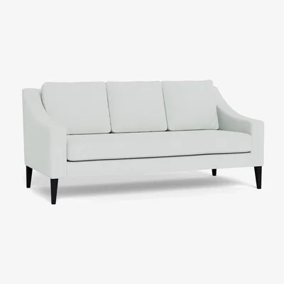 Heal's Heal's Richmond 3 Seater Sofa Texture Soot Black Feet