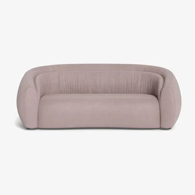 Heal's Heal's Flora 3 Seater Sofa Siena Cotton Dusky Pink