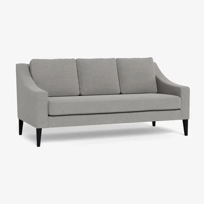 Heal's Heal's Richmond 3 Seater Sofa Texture Pale Grey Tinted Ash Feet