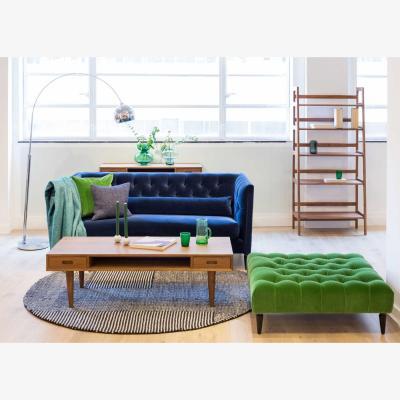 Heal's Heal's Balmoral 3 Seater Sofa Texture Soot Natural Oak Feet - Heal's UK Furniture