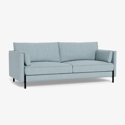 Heal's Heal's Tortona 3 Seater Sofa Smart Linen Mix Duck Egg - Heal's UK Furniture