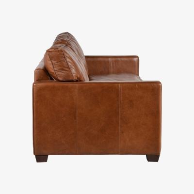 Heal's Timothy Oulton Viscount William 3 Seater Sofa Old Saddle Leather Nut - Heal's UK Furniture
