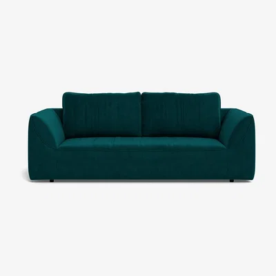 Heal's Heal's Morven 3 Seater Sofa Smart Luxe Velvet Ocean