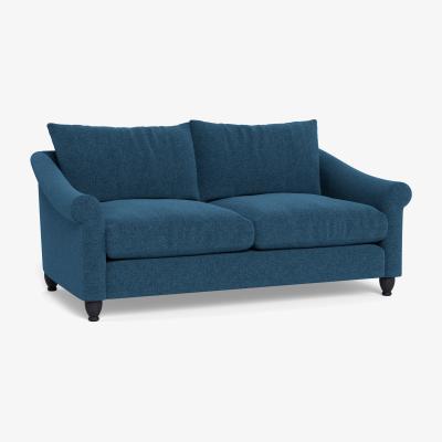 Heal's Heal's Devon 3 Seater Texture Ink Dark Brown Stain Beech Feet - Heal's UK Furniture