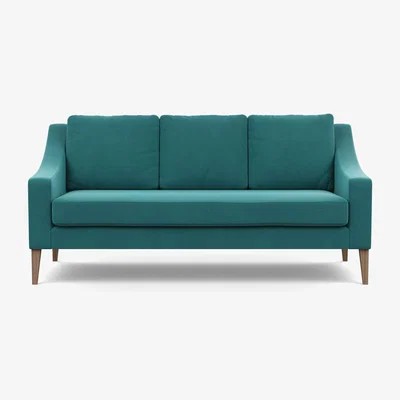 Heal's Heal's Richmond 3 Seater Sofa Brushed Cotton Pine Tinted Ash Feet - Heal's UK Furniture
