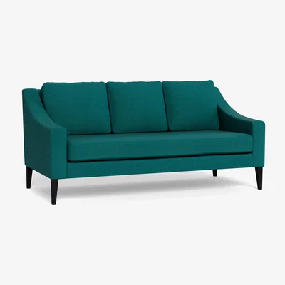 Heal's Heal's Richmond 3 Seater Sofa Brushed Cotton Pine Natural Feet