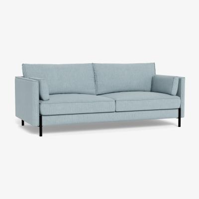 Heal's Heal's Tortona 3 Seater Sofa Smart Linen Mix Duck Egg