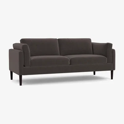 Heal's Heal's Sonno 3 Seater Nobilis Velvet Sable Natural Feet - Heal's UK Furniture