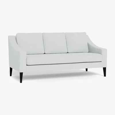Heal's Heal's Richmond 3 Seater Sofa Melton Wool Shale NATURAL - Heal's UK Furniture