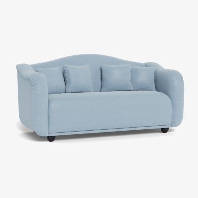 Heal's Heal's Tetbury 3 Seater Sofa Capleo Linen-Cotton Sea Shanty  Natural Beech Feet