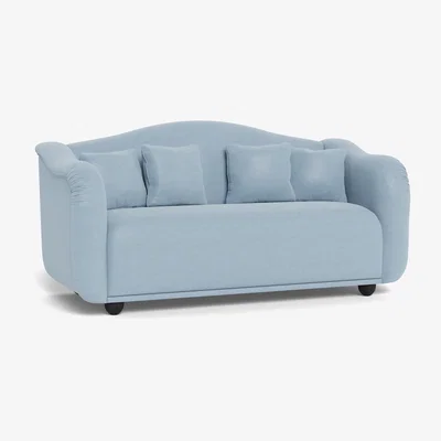 Heal's Heal's Tetbury 3 Seater Sofa Capleo Linen-Cotton Sea Shanty  Natural Beech Feet