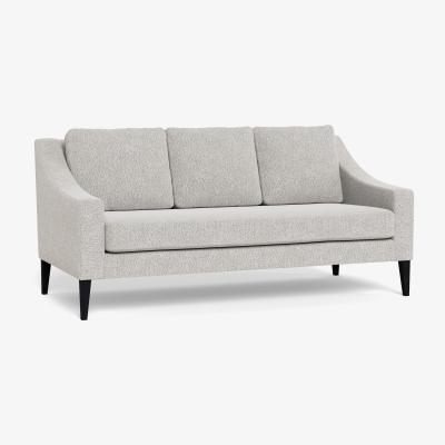 Heal's Heal's Richmond 3 Seater Sofa Chunky Boucle Ecru Black Feet