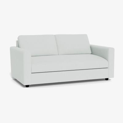 Heal's Heal's Nimbus 3 Seater Sofa Broadweave Tin Black Feet
