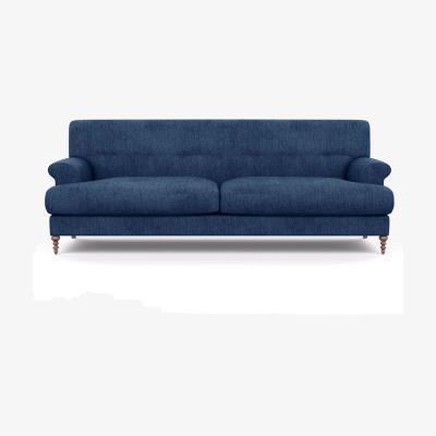 Heal's Scp Oscar 3 Seater Formal Sofa Linen Grenadine Walnut Feet - Heal's UK Furniture