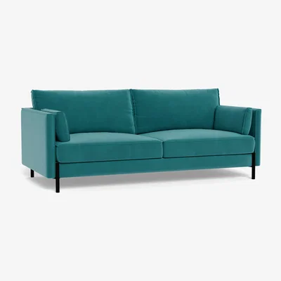 Heal's Heal's Tortona 3 Seater Sofa Brushed Cotton Mist