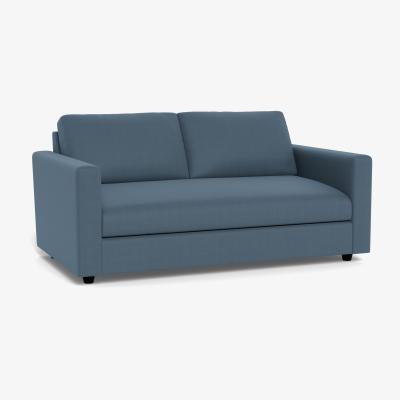 Heal's Heal's Nimbus 3 Seater Sofa Capelo Linen-Cotton Mineral Black Feet