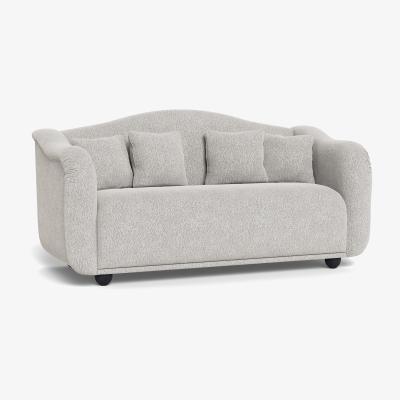 Heal's Heal's Tetbury 3 Seater Sofa Chunky Boucle Ecru Natural Beech Feet