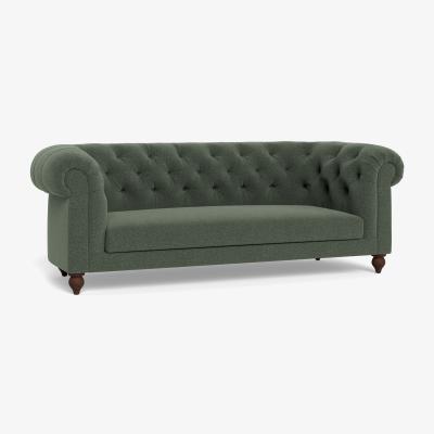 Heal's Heal's Fitzrovia 3 Seater Sofa Boucle Fern Natural Feet