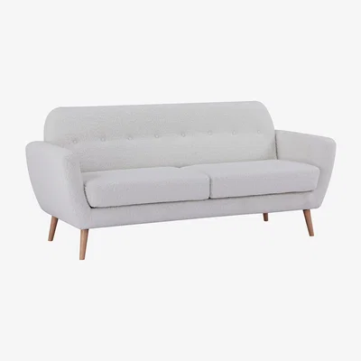Homebase Scandi Savannah 3 Seat Sofa - Boucle