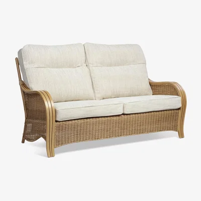 John Lewis Desser Turin Rattan 3-Seater Sofa, Natural